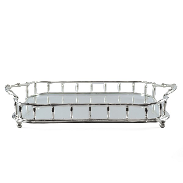 سینی مستطیل دسته دار 38 در 31 سانت